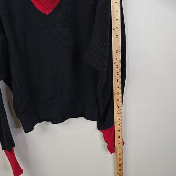 Vintage RODIER Paris Wool Acrylic Blend Long Sleeve Cowl Neck Sweater M - Picture 11 of 11